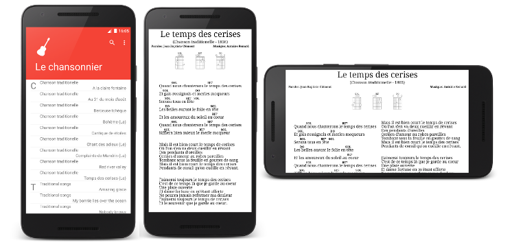 <i>Le Chansonnier - Android App</i>
